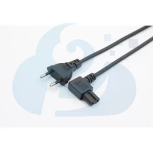 European Two Pin Plug Power Cable Image4